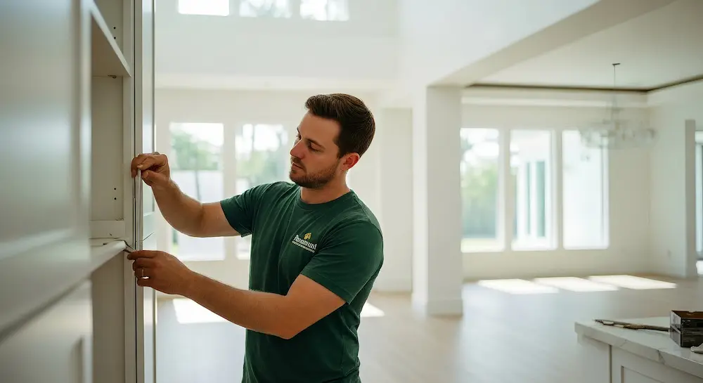 Home remodeling project with new flooring, updated finishes, and contemporary design in South Florida